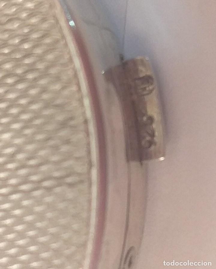 Antig&uuml;edades: pastillero de plata con marca - Foto 4