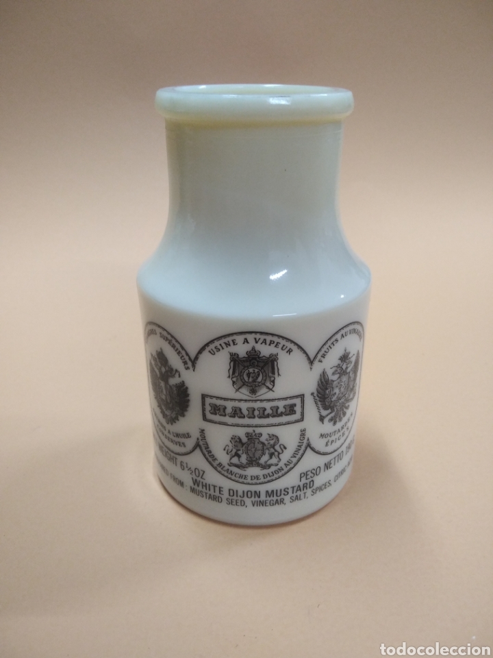 Antig&uuml;edades: Antiguo bote mostaza Maille franc&eacute;s - Foto 1