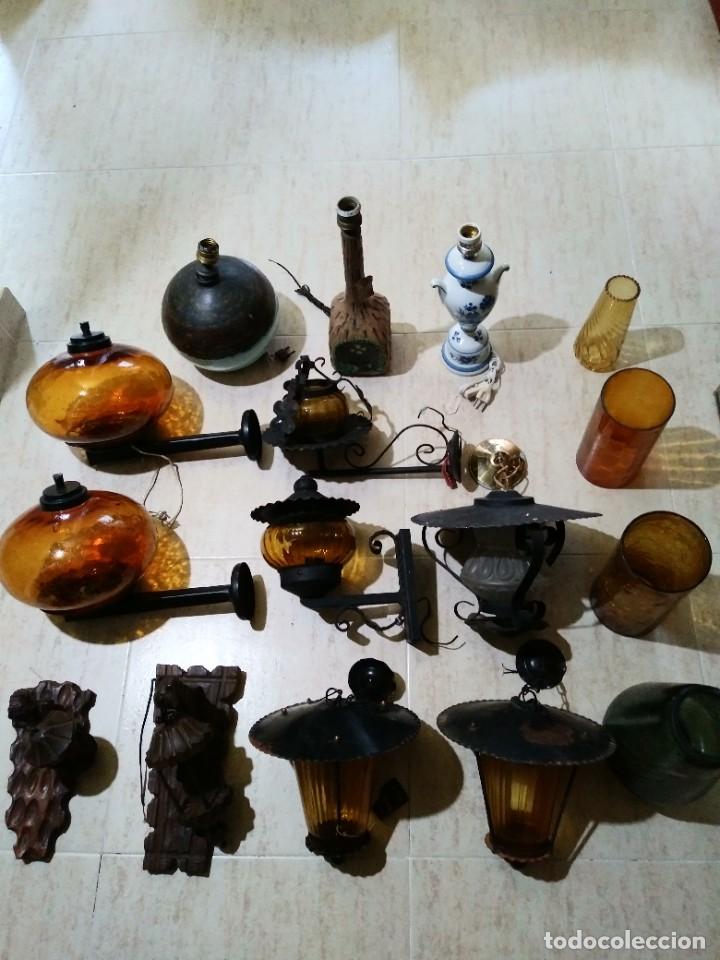Antig&uuml;edades: Lote de l&aacute;mparas antiguas sin utilizar - Foto 1
