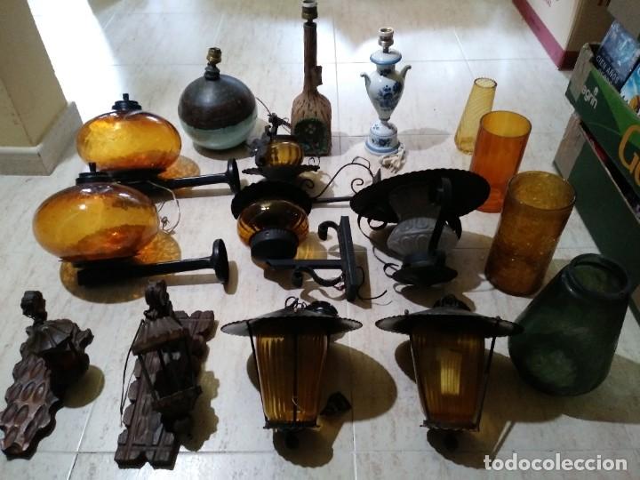 Antig&uuml;edades: Lote de l&aacute;mparas antiguas sin utilizar - Foto 2