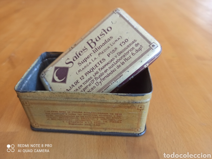Antig&uuml;edades: Caja de sales busto - Foto 2