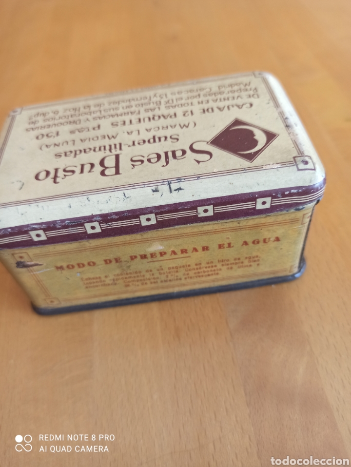 Antig&uuml;edades: Caja de sales busto - Foto 5