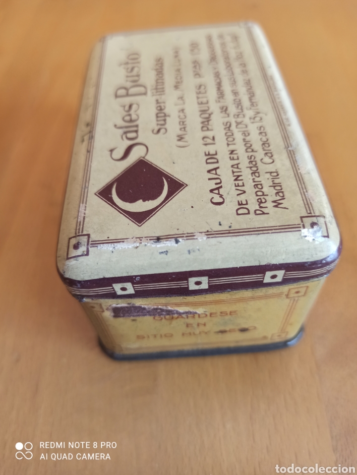 Antig&uuml;edades: Caja de sales busto - Foto 6