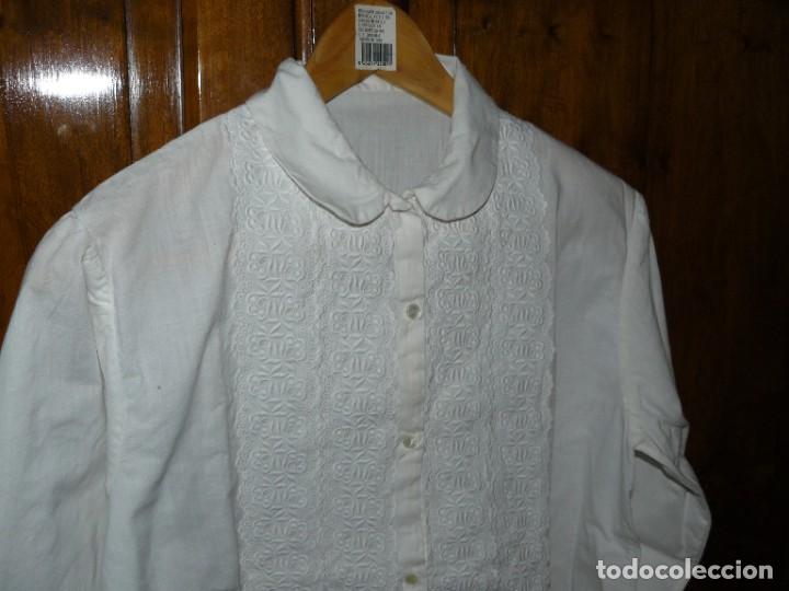 Antig&uuml;edades: ANTIGUA CAMISA DE DORMIR DE ALGOD&Oacute;N - Foto 2