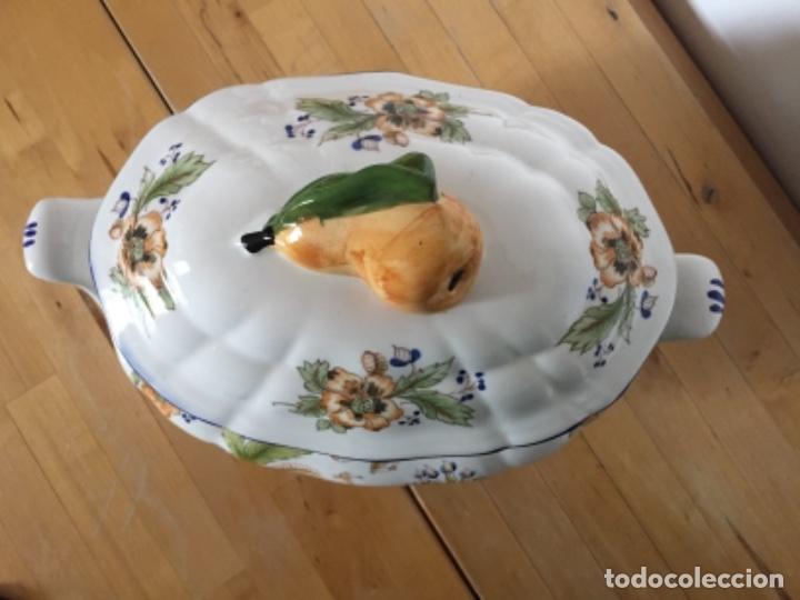 Antig&uuml;edades: SOPERA DE CER&Aacute;MICA CON TAPA - Foto 3