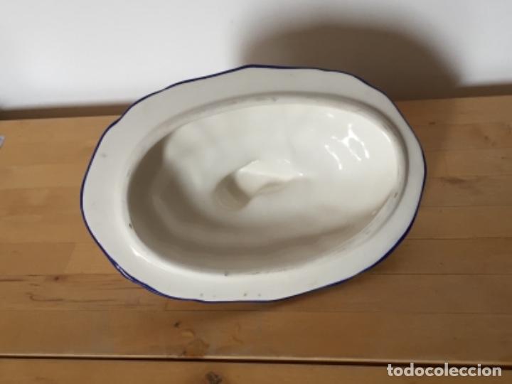Antig&uuml;edades: SOPERA DE CER&Aacute;MICA CON TAPA - Foto 7