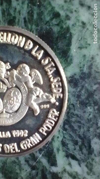 Antigüedades: Moneda conmemorativa plata 999 Nuestro Padre Jesús del Gran Poder - Foto 3 - 287548038