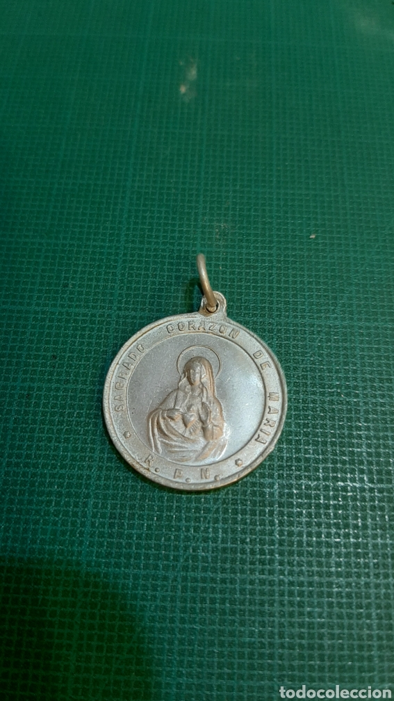 Antig&uuml;edades: MEDALLA SAGRADO CORAZ&Oacute;N DE MARIA - Foto 1