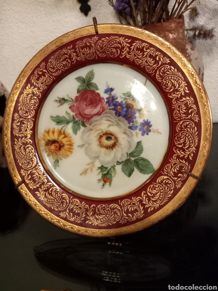 Antig&uuml;edades: Plato porcelana limoges - Foto 1