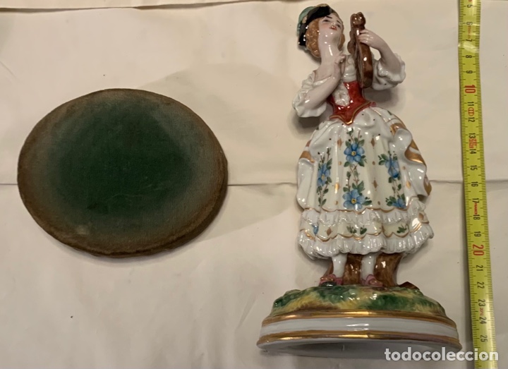 Antig&uuml;edades: Porcelana antigua (arpa) - Foto 2