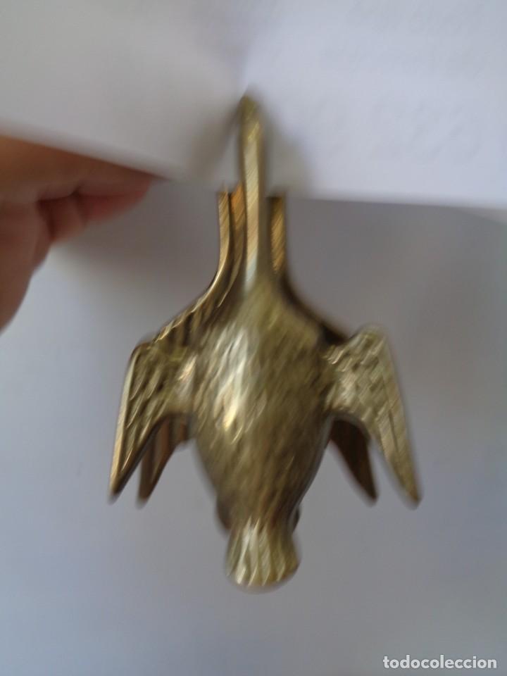 Antig&uuml;edades: &iexcl;&iexcl; PATO VOLANDO. - BRONCE. Pinza de DOCUMENTOS. !! - Foto 6