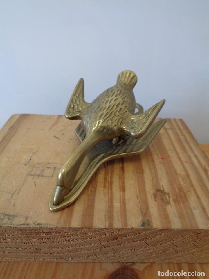 Antig&uuml;edades: &iexcl;&iexcl; PATO VOLANDO. - BRONCE. Pinza de DOCUMENTOS. !! - Foto 10