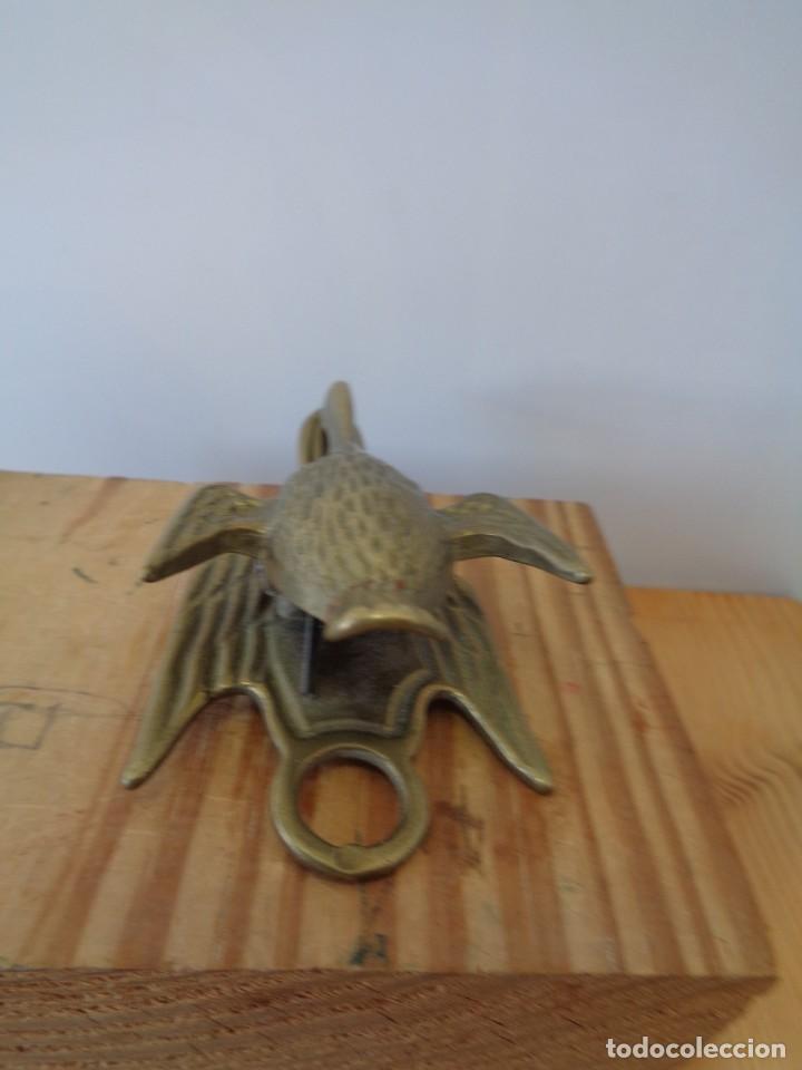 Antig&uuml;edades: &iexcl;&iexcl; PATO VOLANDO. - BRONCE. Pinza de DOCUMENTOS. !! - Foto 12