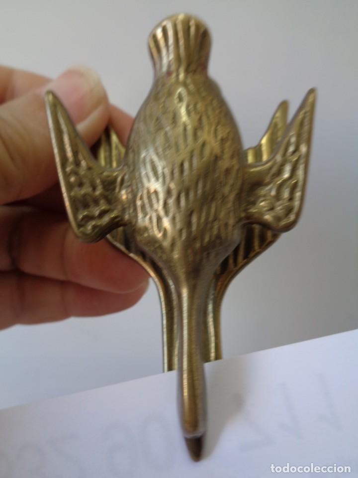 Antig&uuml;edades: &iexcl;&iexcl; PATO VOLANDO. - BRONCE. Pinza de DOCUMENTOS. !! - Foto 19