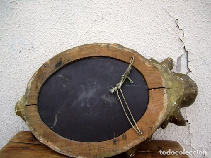 Antig&uuml;edades: Espejo madera tallada y dorado SXIX - Foto 8