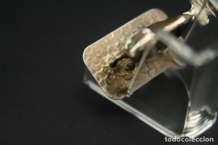 Antig&uuml;edades: Antigua Figura Vaca de Plata - Foto 4