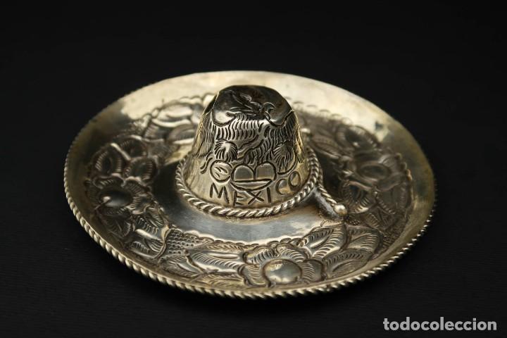 Antig&uuml;edades: Antiguo Sombrero de Plata Mexico - Foto 2