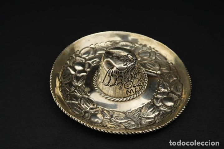 Antig&uuml;edades: Antiguo Sombrero de Plata Mexico - Foto 3