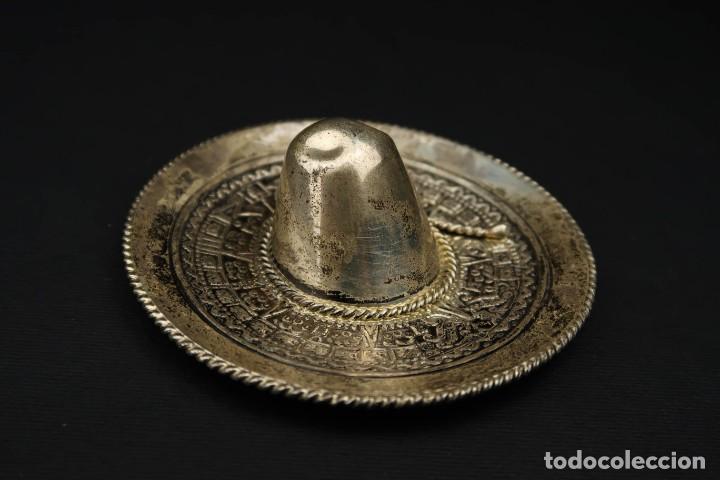 Antig&uuml;edades: Antiguo Sombrero de Plata Mexico - Foto 2