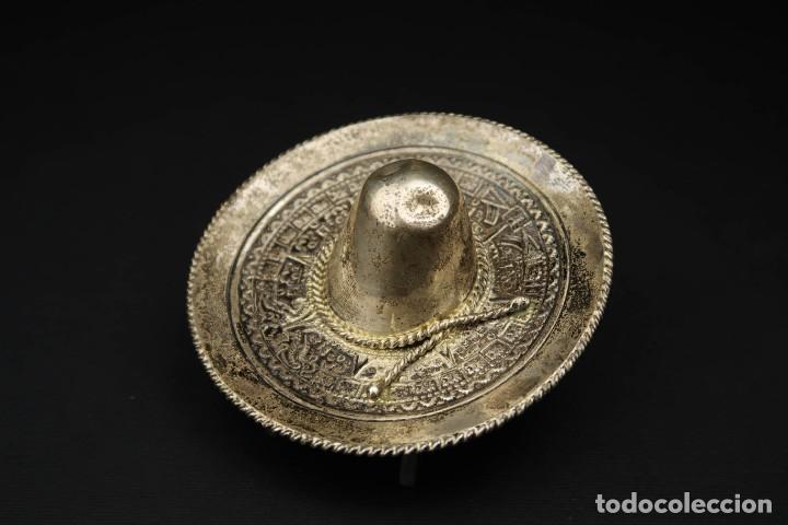 Antig&uuml;edades: Antiguo Sombrero de Plata Mexico - Foto 7