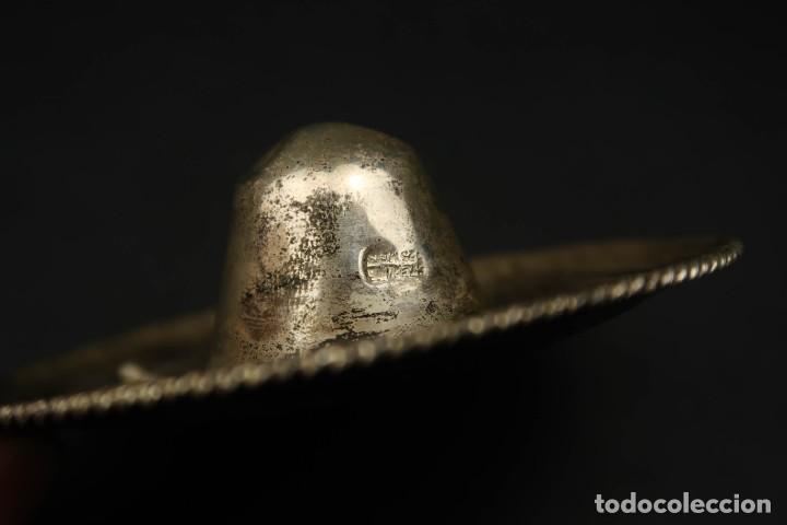 Antig&uuml;edades: Antiguo Sombrero de Plata Mexico - Foto 8