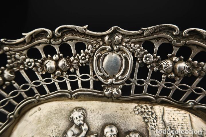 Antig&uuml;edades: Antigua Bandeja de Plata - Foto 6