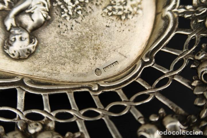Antig&uuml;edades: Antigua Bandeja de Plata - Foto 21