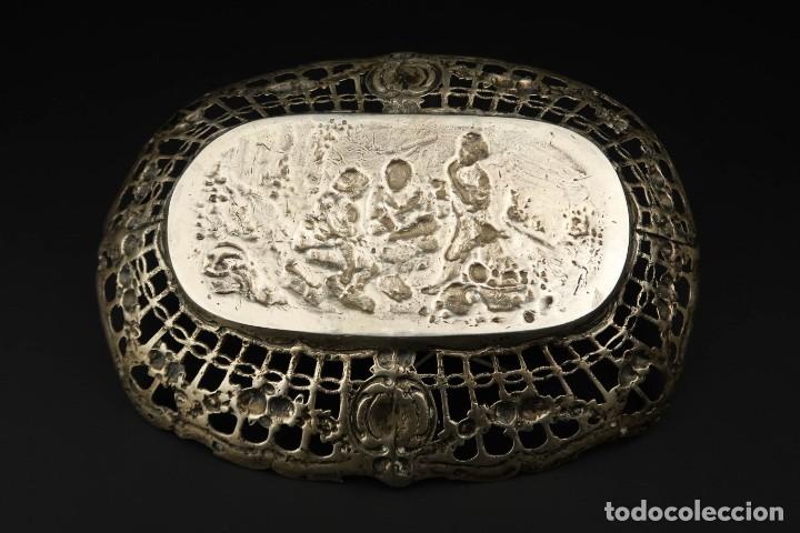 Antig&uuml;edades: Antigua Bandeja de Plata - Foto 22