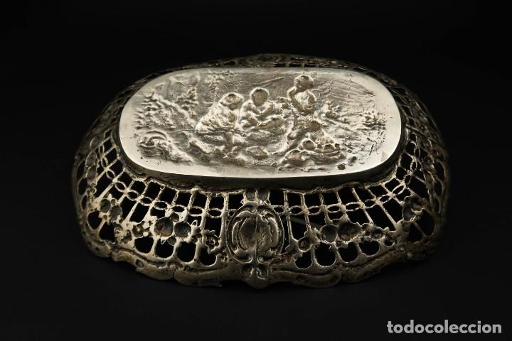 Antig&uuml;edades: Antigua Bandeja de Plata - Foto 23
