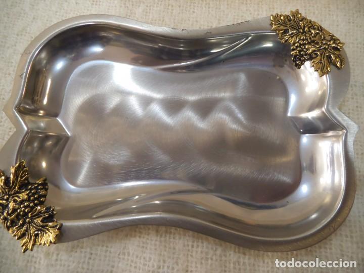 Antig&uuml;edades: JUEGO BANDEJITAS ( PLATEADAS ) UVAS - Foto 3