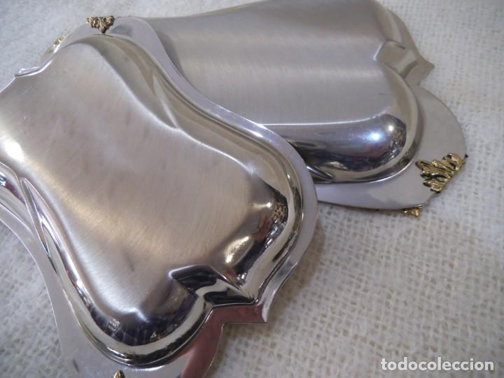 Antig&uuml;edades: JUEGO BANDEJITAS ( PLATEADAS ) UVAS - Foto 7
