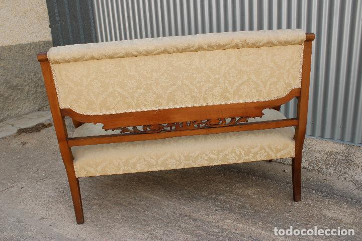 Antig&uuml;edades: sof&aacute; antiguo de madera noble - Foto 2