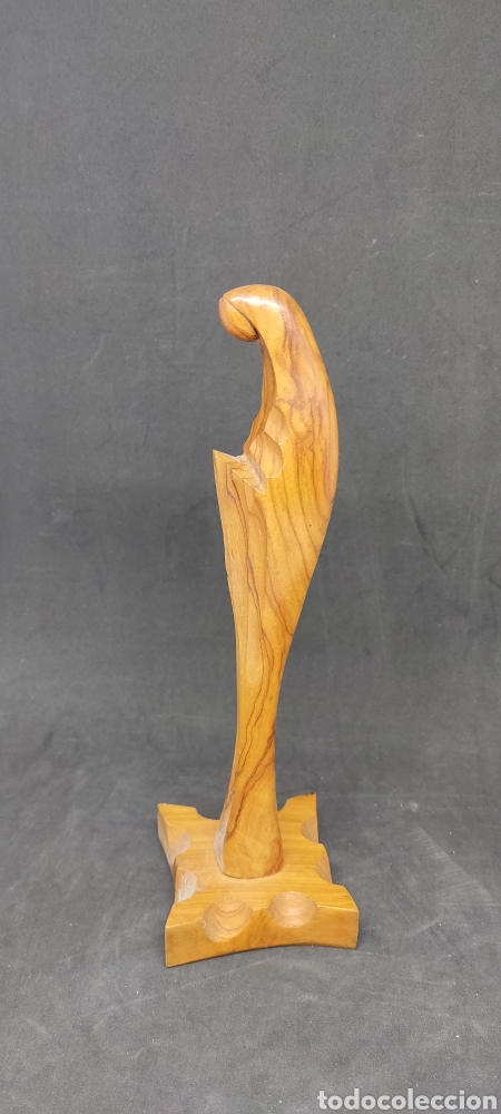 Antig&uuml;edades: virgen de madera - 20 cm - car211 - Foto 1