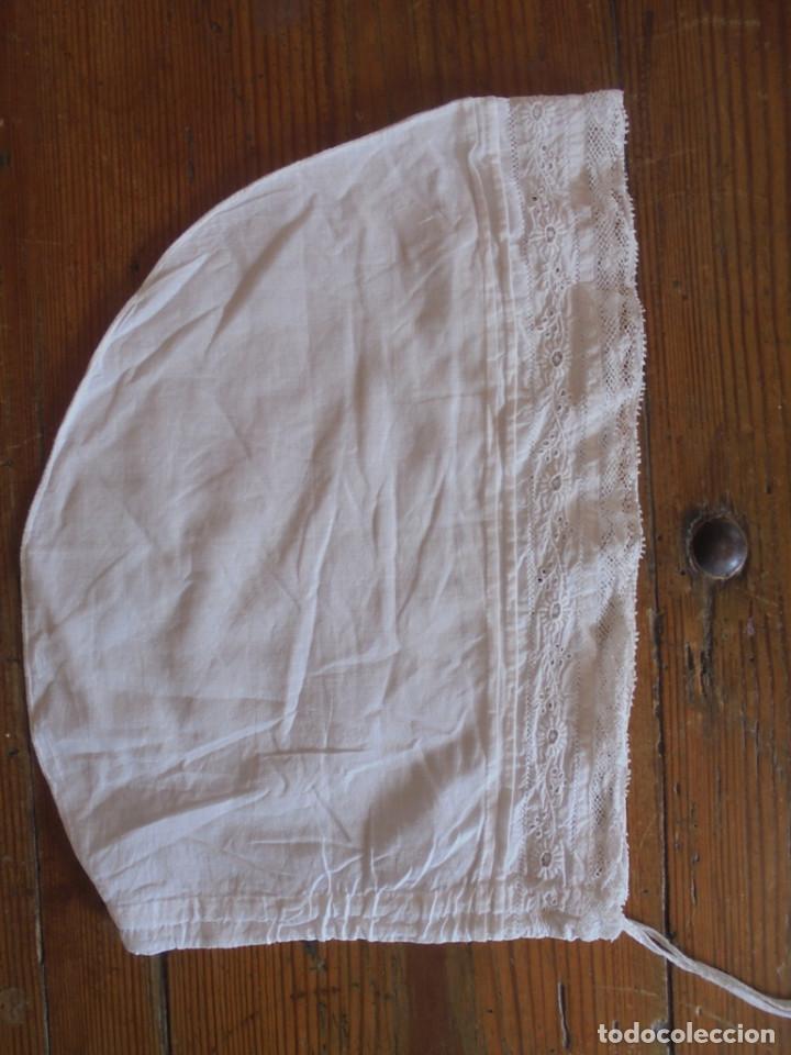 Antig&uuml;edades: Vintage gorro de algodon - Foto 1