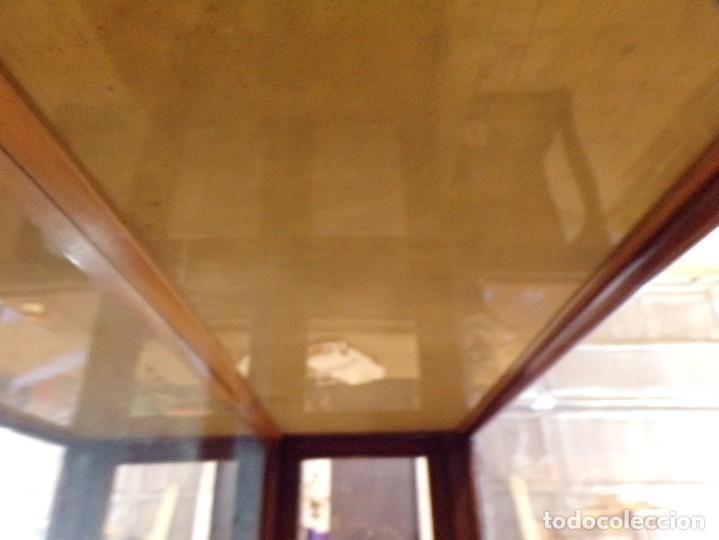 Antigüedades: aparador alacena con vitrina con iluminacion interior espejo puertas laterales art deco - Foto 34 - 288014403