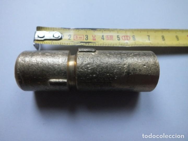 Antig&uuml;edades: PIEZA DE TUBER&Iacute;A EN BRONCE DOS PIEZAS UNIDAS CON ROSCA - Foto 5