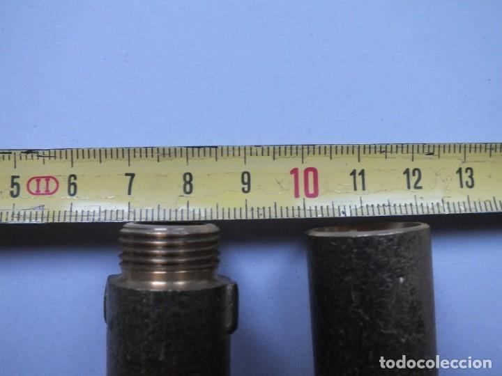Antig&uuml;edades: PIEZA DE TUBER&Iacute;A EN BRONCE DOS PIEZAS UNIDAS CON ROSCA - Foto 6