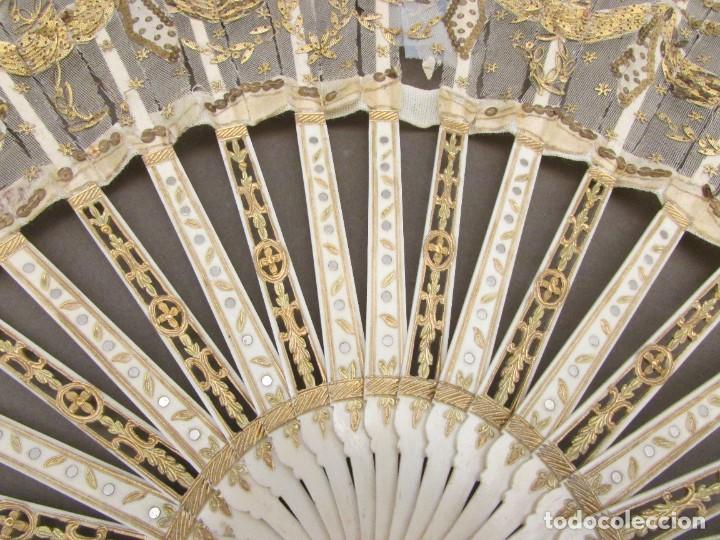 Antig&uuml;edades: ABANICO IMPERIO S.XIX - Foto 4
