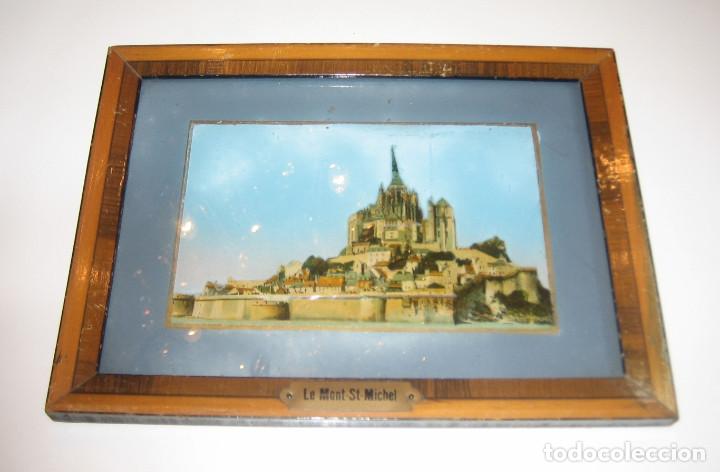 Antig&uuml;edades: CUADRITO. LE MONT SAINT MICHEL. FRANCIA. FABRICATION LL FRAN&Ccedil;AISE. PRINCIPIOS DEL SIGLO XX.