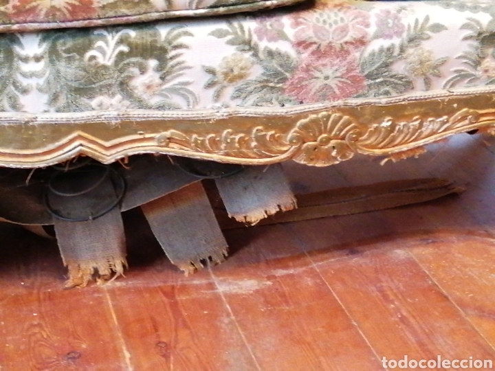 Antig&uuml;edades: Conjunto sal&oacute;n policromado - Foto 10