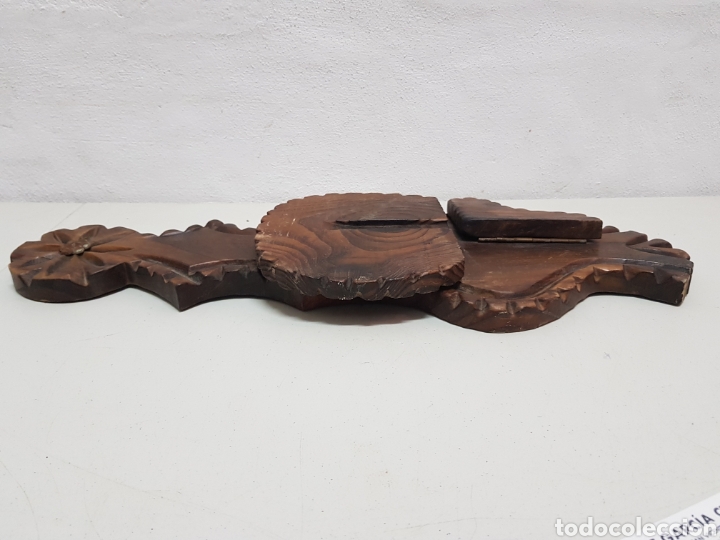 Antigüedades: Mensula de madera castellana - Foto 3 - 288156928