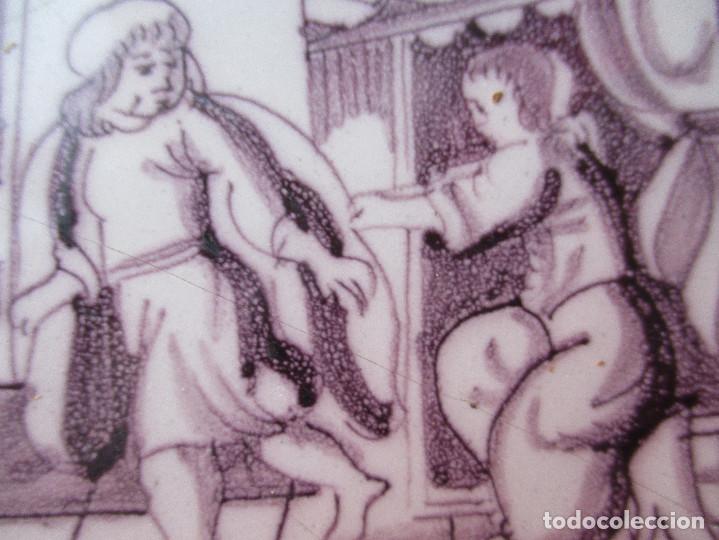 Antig&uuml;edades: Azulejo Delft siglo XVIII - Foto 2