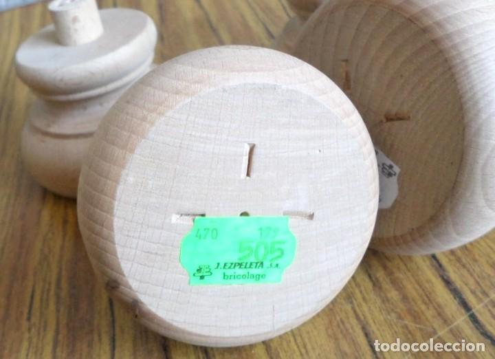 Antig&uuml;edades: 4 patas de madera - Foto 3