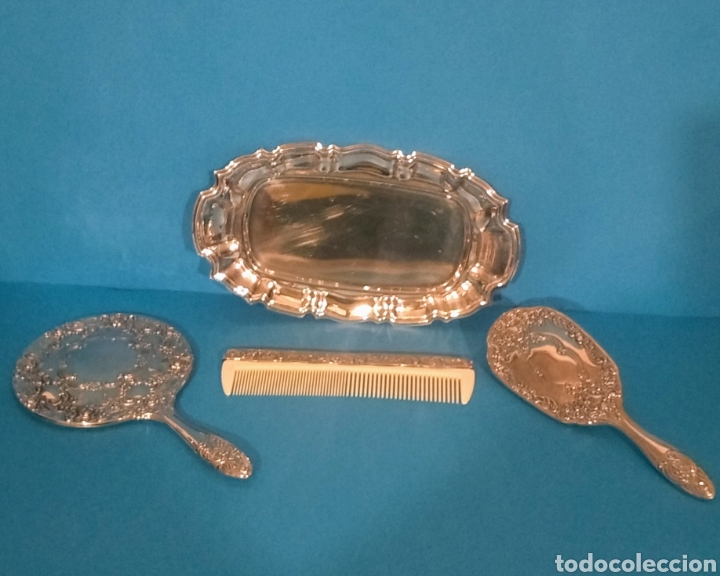Antig&uuml;edades: Juego tocador 4 piezas - Foto 1