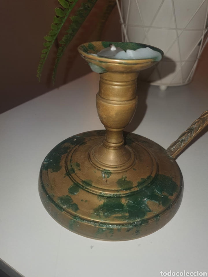Antig&uuml;edades: palmatoria de bronce - Foto 6
