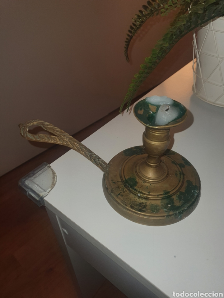 Antig&uuml;edades: palmatoria de bronce - Foto 1