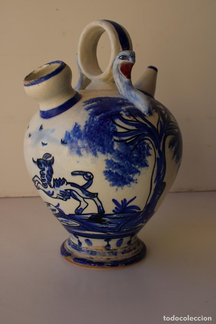 Antig&uuml;edades: botijo azul manises - Foto 5
