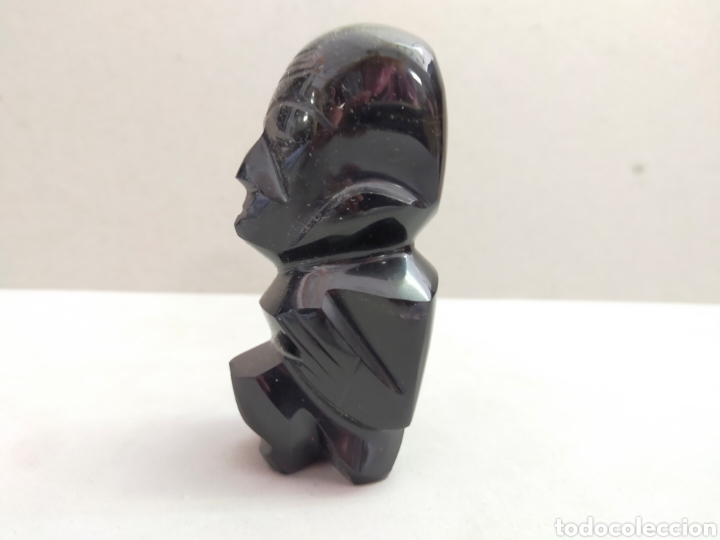 Antig&uuml;edades: IDOLO DE OBSIDIANA. 9 CM. - Foto 5