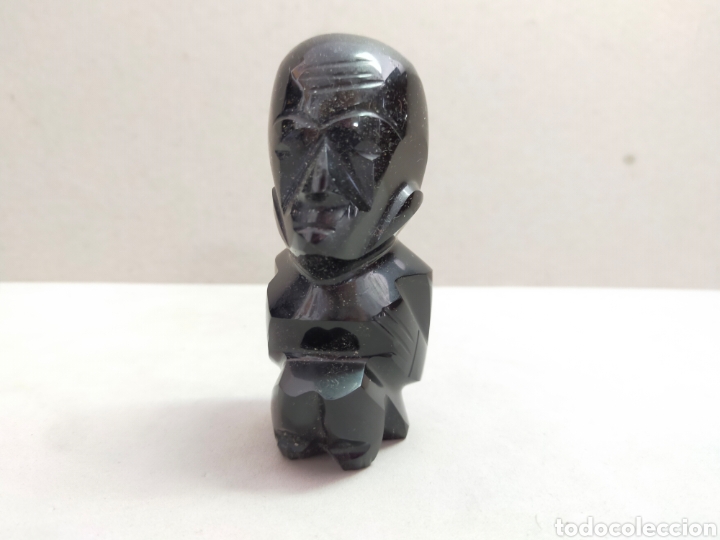Antig&uuml;edades: IDOLO DE OBSIDIANA. 9 CM. - Foto 6