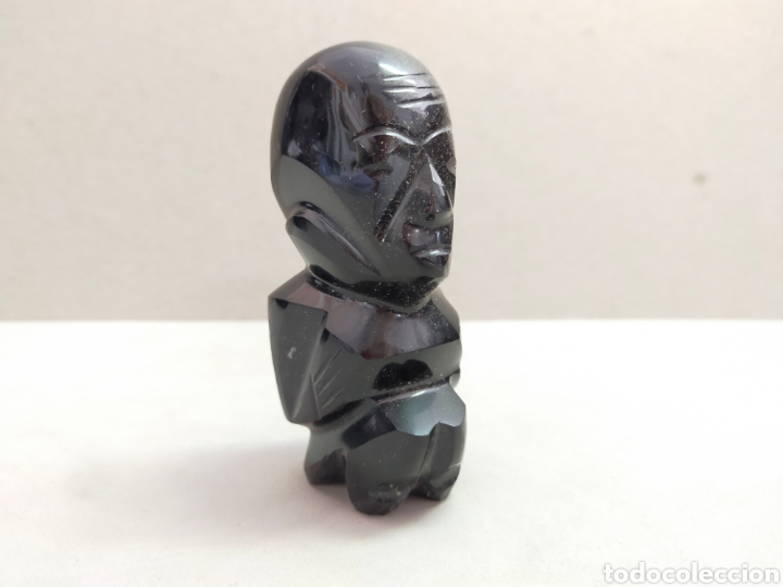 Antig&uuml;edades: IDOLO DE OBSIDIANA. 9 CM. - Foto 7